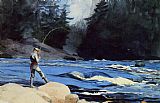 Winslow Homer Quananiche Lake St. John painting